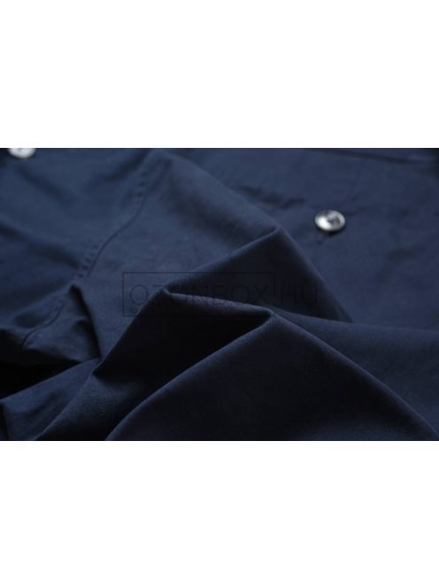 MMK-4077 GS férfi vászon bermudanadrág sötétkék színben