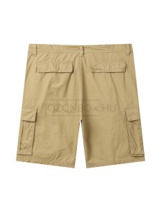   MMK-4392-4 GS férfi vászon oldalt zsebes bermudanadrág bézs színben