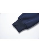 MPU-4364 GLO hosszú ujjú pamut pulóver sötétkék színben