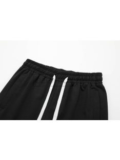 MRT-4120-1  GS férfi pamut bermudanadrág fekete színben