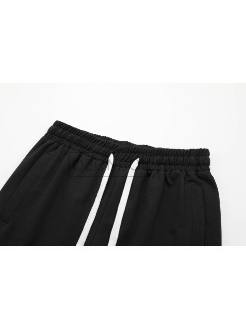 MRT-4120-1  GS férfi pamut bermudanadrág fekete színben