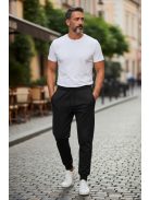MRTL-5707-1 GS férfi slim szabadidő nadrág (fekete)