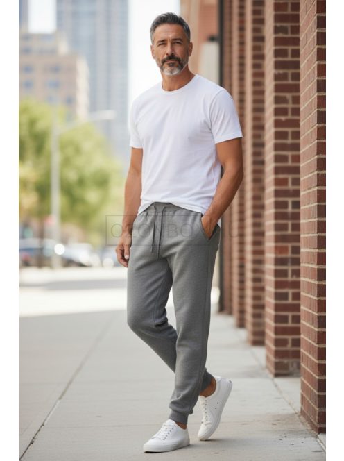MRTL-5707-3 GS férfi slim szabadidő nadrág (szürke)