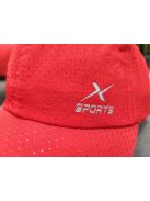 NC-0011A Baseball sapka nyomattal (piros)