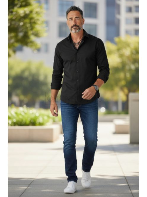 Marco Slim – férfi ing (fekete)