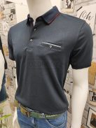 P9230 rövid ujjú MCS galléros póló sötétkék színben