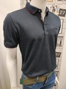 P9230 rövid ujjú MCS galléros póló sötétkék színben