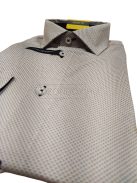 QSM-2517L SMART FIT férfi hosszú ujjú mintás ing