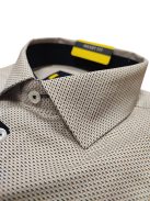 QSM-2517L SMART FIT férfi hosszú ujjú mintás ing