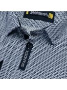 SSM-25531L SMART FIT férfi hosszú ujjú karcsúsított mintás ing