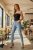SZ3277-5 Lunara High Waist női Skinny farmernadrág