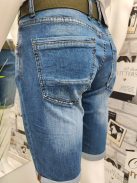 TWA-22479 Férfi farmer bermudanadrág övvel