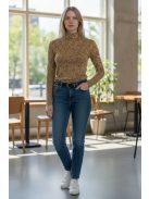 WCX-4977 LARA felső – Bézs fekete pöttyös