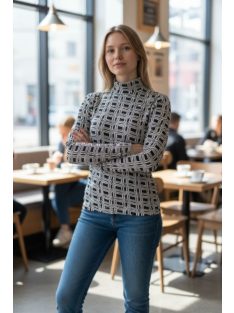 WCX-4984 LARA felső – Geometric Black Edition