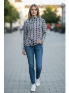 WCX-4984 LARA felső – Geometric Black Edition