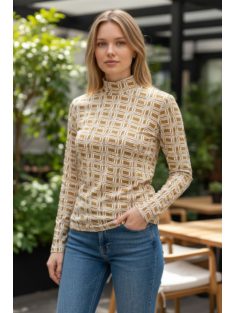 WCX-4984 LARA felső – Geometric Mustard Edition