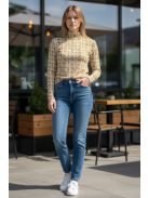 WCX-4984 LARA felső – Geometric Mustard Edition