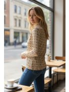 WCX-4984 LARA felső – Geometric Mustard Edition