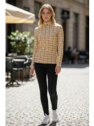 WCX-4984 LARA felső – Geometric Mustard Edition