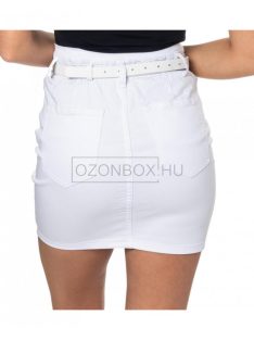 WL1851-10 SARAH magas derekú sztreccs szoknya fehér