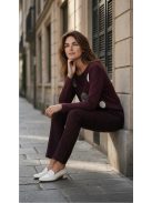 WMY-6713 ELVIRA pöttyös női pulóver